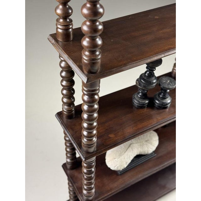 French Bookcase in Walnut For Sale - Image 6 of 18