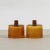 Glass Art Deco Amber Glass Cloches, Set of 2 For Sale - Image 7 of 7