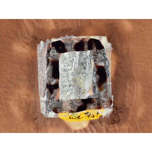 1980s Klaus Neuper, Ohne Text, 1984, Cardboard and Mixed Media For Sale - Image 5 of 9