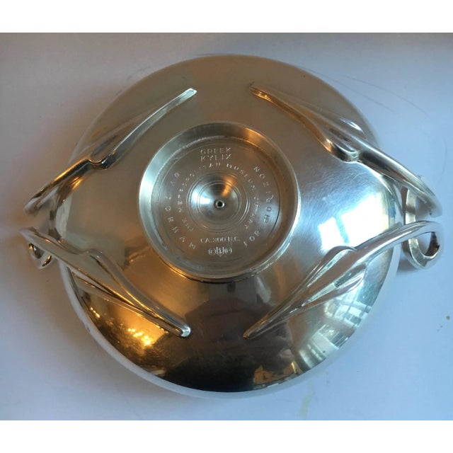 Mid 20th Century Silver Plate Greek Kylix Bowl For Sale - Image 5 of 8