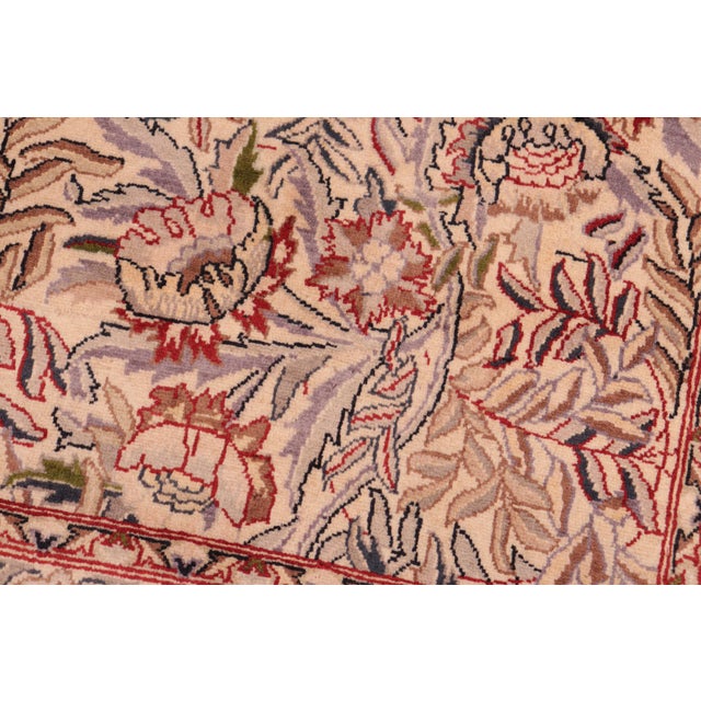 Textile Elegant Nagi Pak-Persian Caren Beige/Red Wool Rug - 8'2'' X 10'6'' For Sale - Image 7 of 9