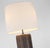 2020s Thomas O'Brien for Visual Comfort Signature Minx Large Table Lamp in Crystal Bronze with Linen Shade For Sale - Image 5 of 6