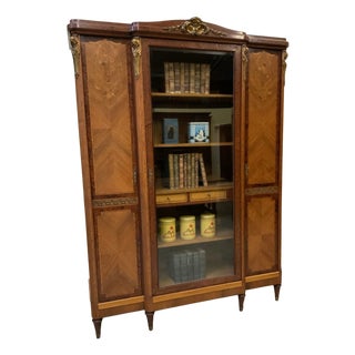 Antique Bookcase in Wood, 1890s For Sale