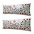 Mid-Century Modern White Horse Suzani Lumbar Pillow Cover 18'' X 52'' - Set of Two For Sale - Image 3 of 4