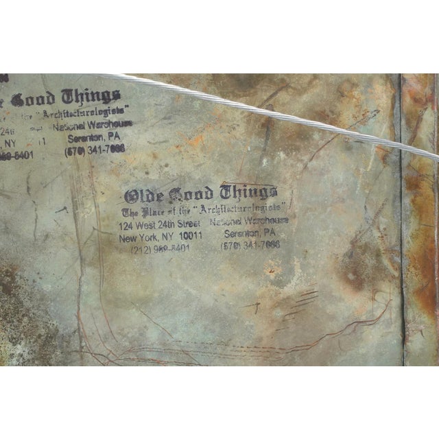 Early 20th Century Copper Rosette Architectural Element For Sale - Image 13 of 14