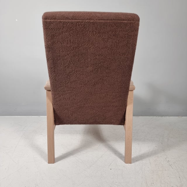 Brown Vintage Lounge Chair, 1990s For Sale - Image 8 of 11