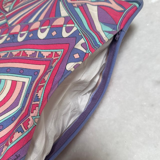 Emilio Pucci Emilio Pucci Kaleidoscope Throw Pillow For Sale - Image 4 of 12