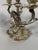 Metal Pair of Rococo Style Silvered Bronze Candelabra, 19th Century, Louis XV Style For Sale - Image 7 of 11