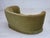 Wood Danish 2-Seater Banana Sofa in Green Velour, 1960s For Sale - Image 7 of 18