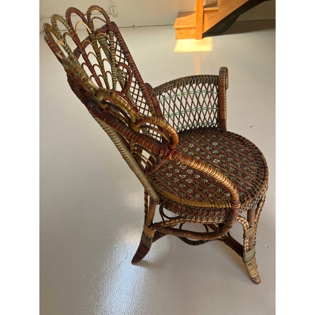 1910s Antique French Wicker Chair | Chairish