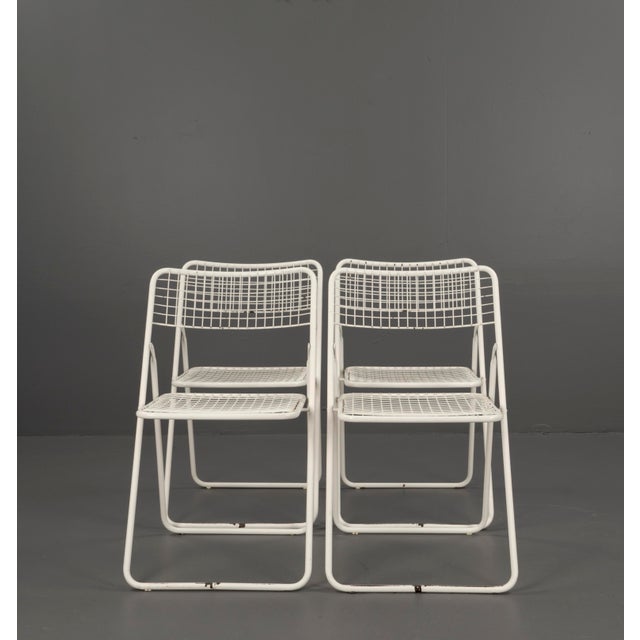 Vintage Ted Net Chairs by Niels Gammelgaard for Ikea, 1970s, Set of 4 For Sale - Image 12 of 18