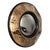 Art Deco "Capriccio" Convex Wall Mirror With Bronze, Handmade For Sale - Image 3 of 7