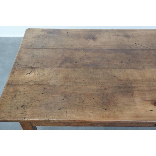 Wood Early 19th Century French Dining Table in Fruit Wood For Sale - Image 7 of 18