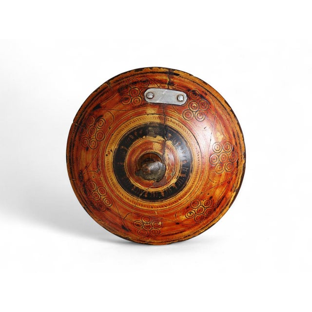 Handpainted Wooden Lacquerware Spice Box, 1950s For Sale - Image 6 of 14