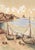 Idyllic harbor seascape by ML Pfeffer (20th Century). Two boats are on the shore, undergoing preparations for sailing. A...