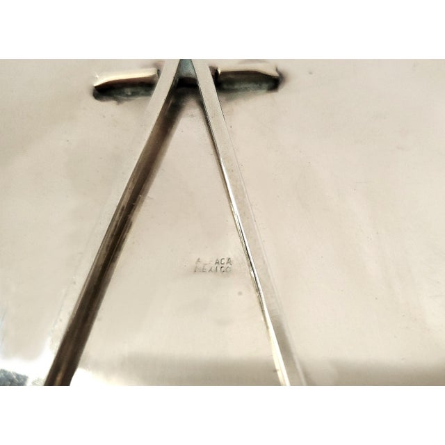 Silver Abalone Shell Photo Picture Frame 1950s For Sale In Miami - Image 6 of 13