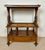 Victorian Walnut Canterbury Magazine Rack with Tray Top, 1930 For Sale - Image 3 of 11