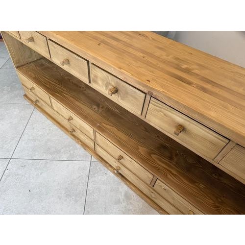 Antique Sideboard or Chest of 12 Drawers For Sale - Image 6 of 13