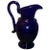 Ink Blue Large Cobalt Glass Hand Blown Pitcher For Sale - Image 8 of 8