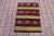 1980s Primitive Anatolian Hand Knotted Striped Turkish Kilim Rug For Sale - Image 11 of 11