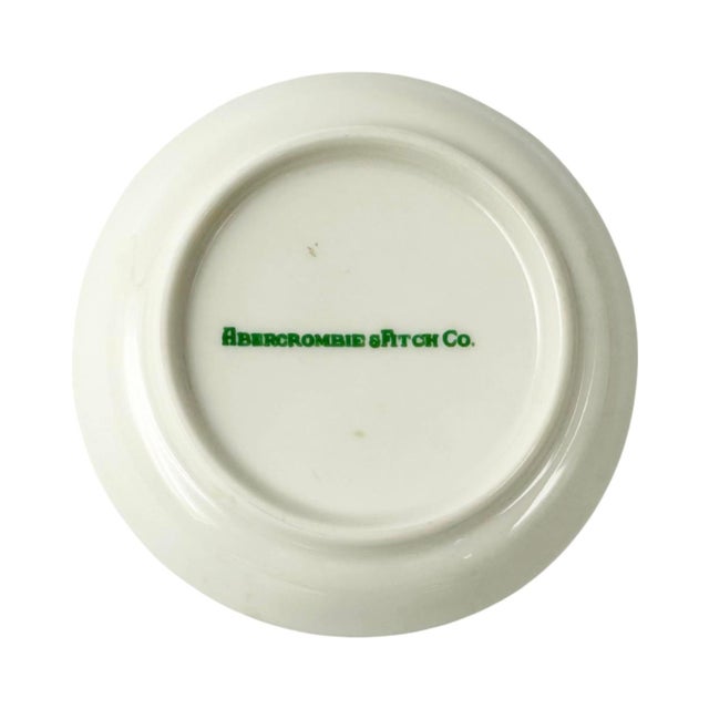 Vintage Abercrombie & Fitch Frank Vosmansky Angus Bull Porcelain Coaster Dish For Sale - Image 4 of 9