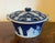 Antique Early 20th Century Wedgwood Dark Blue Jasperware Violet Pot, Potpourri Incense Burner For Sale - Image 16 of 18
