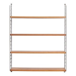 String Wall Shelf by Kajsa & Nisse Strinning, 1950s For Sale