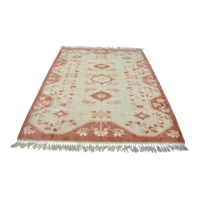 1950s Oversize Decorative Handknotted Carpet For Sale