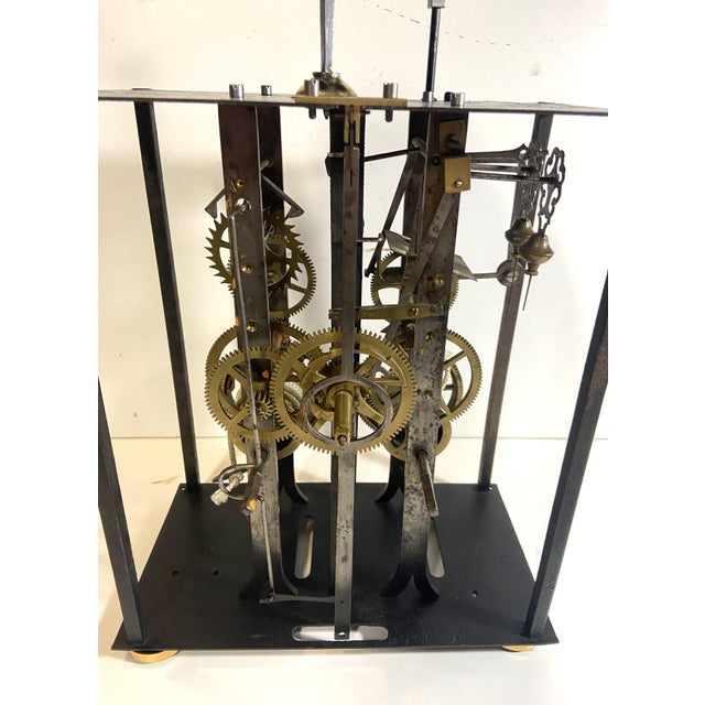 French Mechanical System Movement Comtoise Clock For Sale - Image 12 of 14