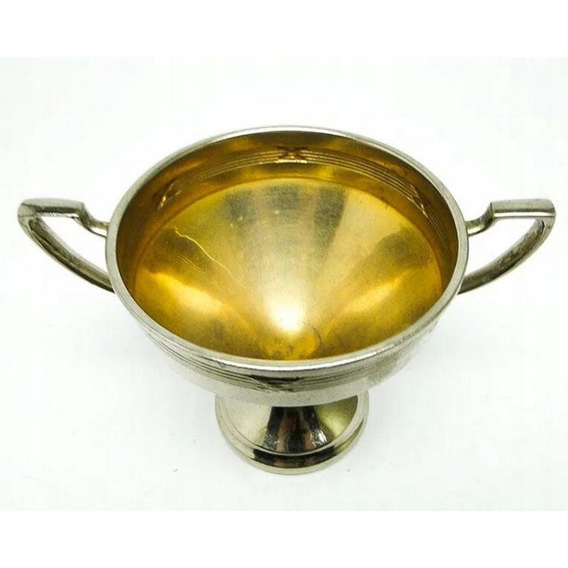 Antique Art Nouveau Sugar Bowl, Sweden, 1890s, in Very Good conditions. Designed 1890 to 1919