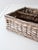 Vintage Divided Wicker Gathering Basket For Sale - Image 14 of 15
