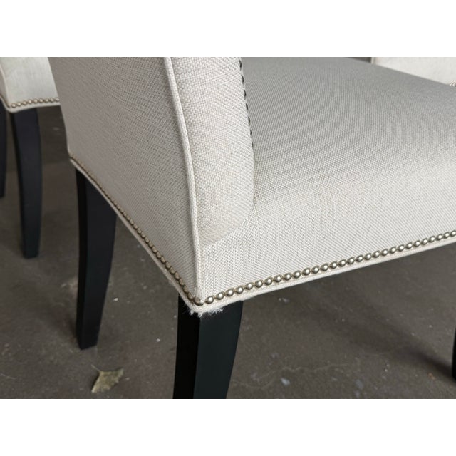 Sole Designs Allison Camelback Dining Side Chairs, Set of Six For Sale - Image 9 of 12