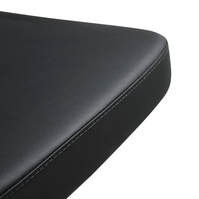 Metal Cosmo Black on Black Steel Bar Stool For Sale - Image 7 of 10