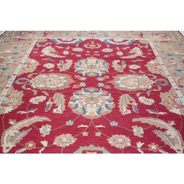 Red Sumak Rug 10' X 14' For Sale - Image 8 of 10