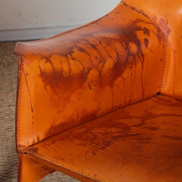 CAB 413 Armchairs attributed to Mario Bellini for Cassina, 1970, Set of 2, in Good conditions. Designed 1970 to 1979 This...