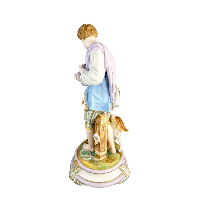 French Bisque Porcelain Figurines from Vion & Baury, Paris, 1870s, Set of 2 For Sale - Image 4 of 18