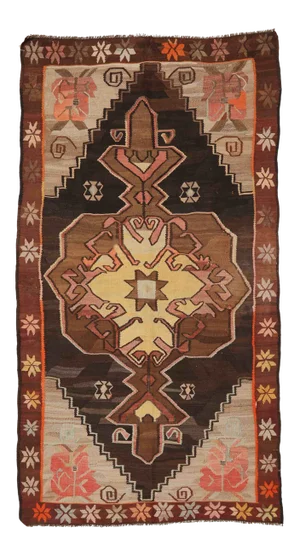 Vintage Kars Kilim Rug