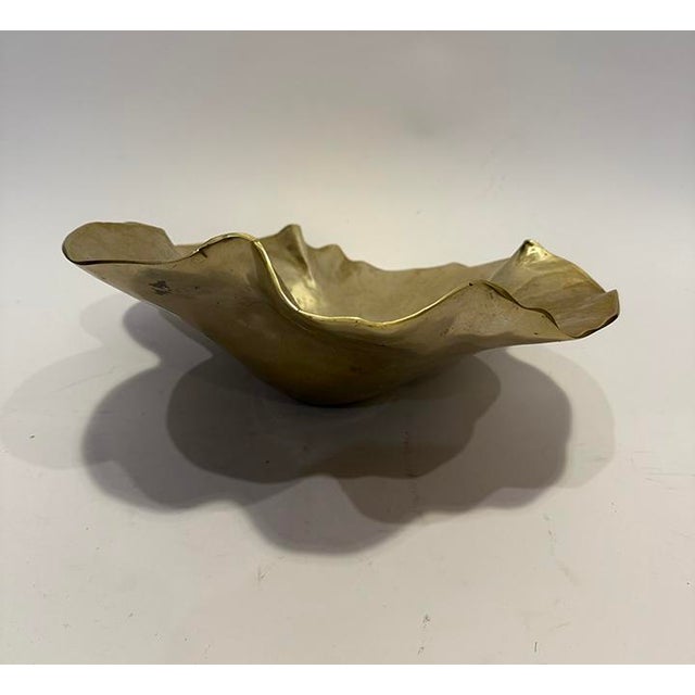 Mid-Century Modern 1940s Large Lotus Bowl For Sale - Image 3 of 7