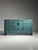 20th-century Asian sideboard. Solid wood sideboard. Lacquered blue with various drawers and two central doors. In very...