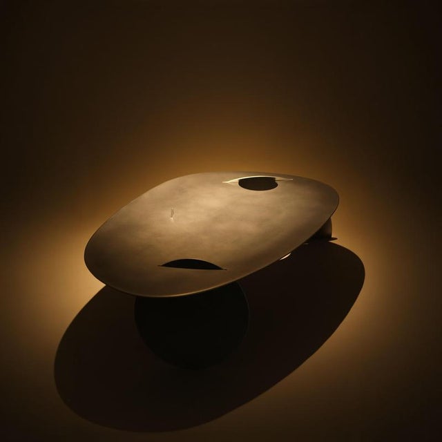 Brown Alignment Aluminium Coffee Table by Bureau of Entropy For Sale - Image 8 of 14