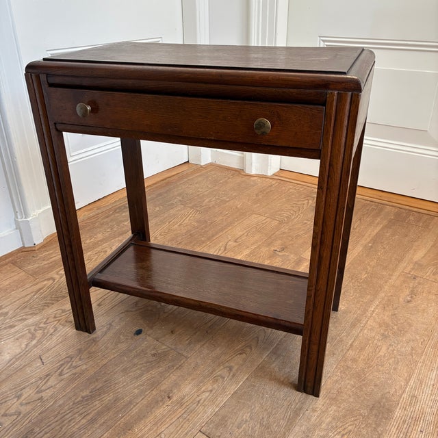 Dutch Art Deco Two-Tier Side Table, 1920s For Sale - Image 4 of 17