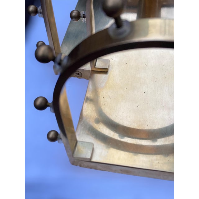 Visual Comfort S 2651hab-Am Cadence Large Tiered Sconce in Hand Rubbed Antique Brass by Carrier and Company For Sale - Image 10 of 13