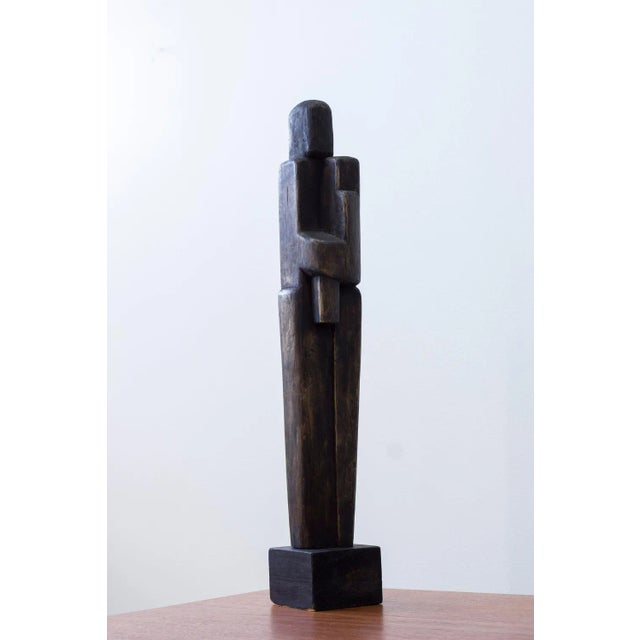 Modernist sculpture by unknown Swedish sculptor. Made in 1962 and signed with the artist name boholm and year -62. Hand...