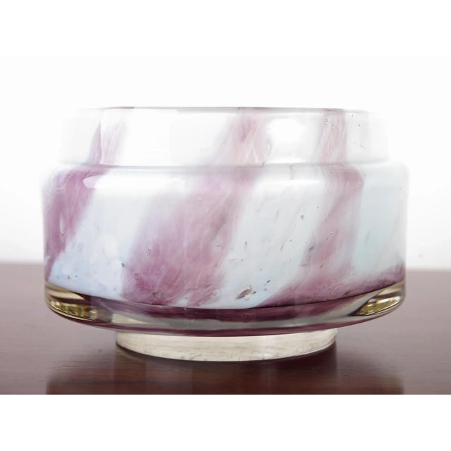 Glass Bowl by Frantisek Koudelka for Glasswork Prachen, 1970s For Sale - Image 12 of 12
