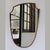Mid-Century Italian Brass Crest Mirror with Beaded Frieze, 1950s-1960s For Sale - Image 4 of 11