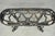 Vintage French Art Nouveau Style Heavy Wrought Iron Garden Planter Plant Stand For Sale In Philadelphia - Image 6 of 17