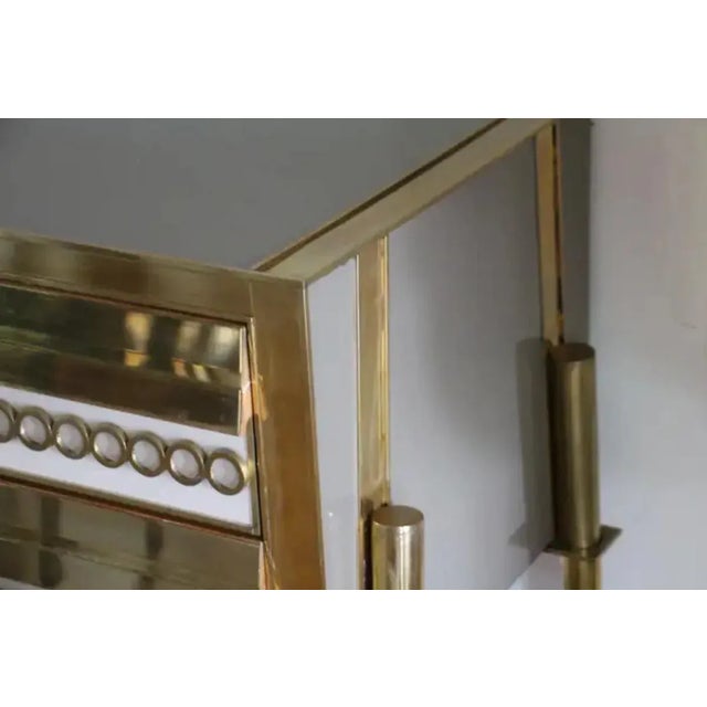 Beige and Gray Tinted Murano Glass Chest of Drawers, 1960s For Sale - Image 8 of 13