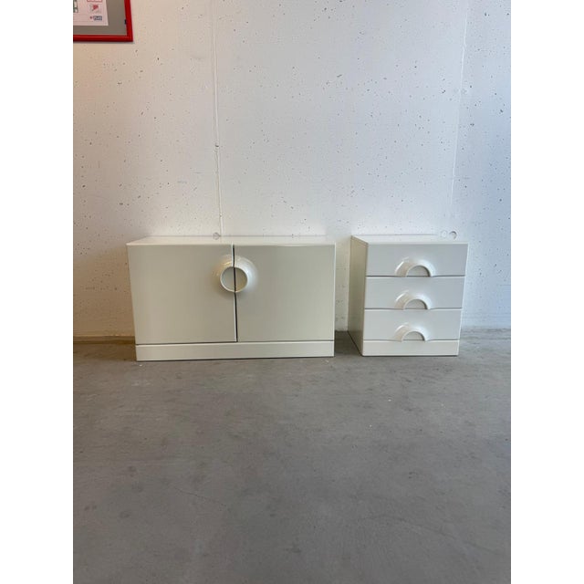 Space Age Quadro Hallway Set with Wardrobe and Sideboard by Schönbuch, 1970s, Set of 9 For Sale - Image 4 of 18