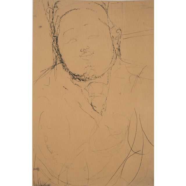 After Amedeo Modigliani, Portrait of Diego Riviera, 1959, Lithograph For Sale