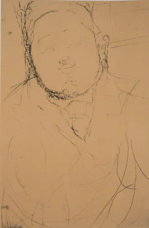 After Amedeo Modigliani, Portrait of Diego Riviera, 1959, Lithograph